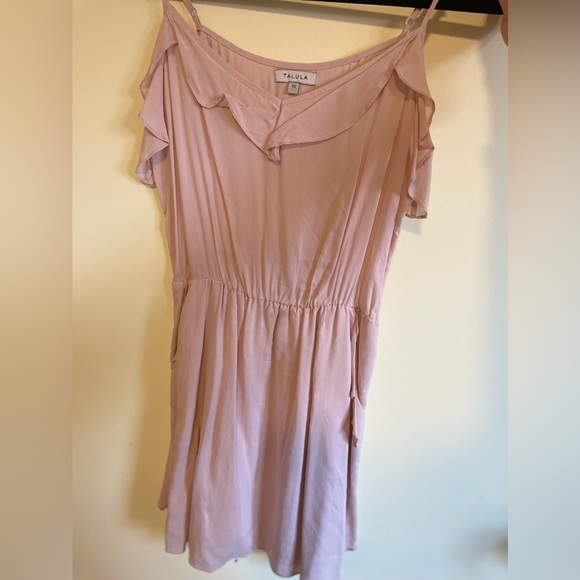 Aritzia TALULA Light Pink Ruffle Dress - Picture 1 of 1